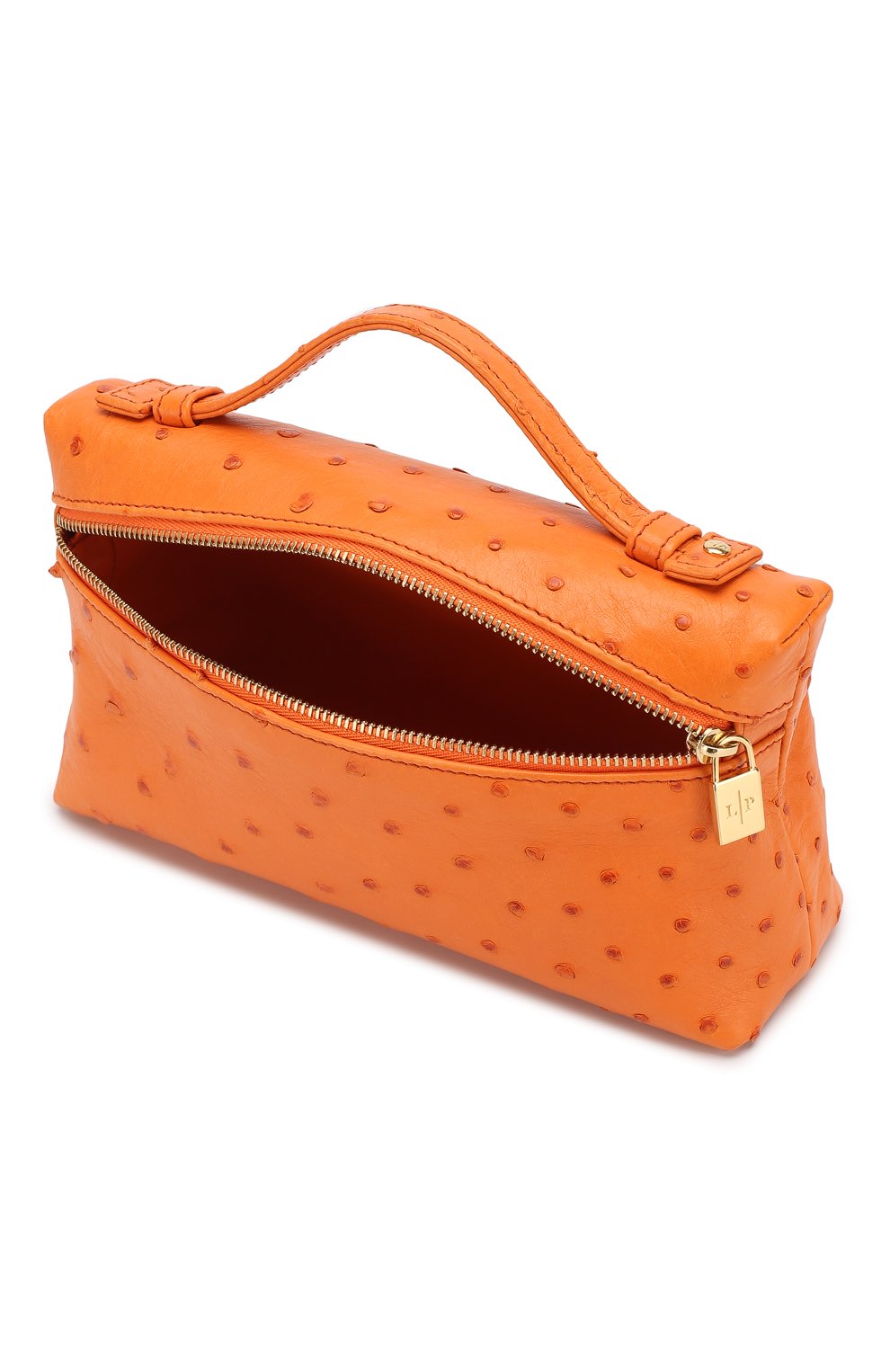 Клатч l19 LORO PIANA оранжевого цвета по цене 246500 руб., арт. FAI5532, фото 4 Клатч l19 LORO PIANA, арт. FAI5532, фото 4