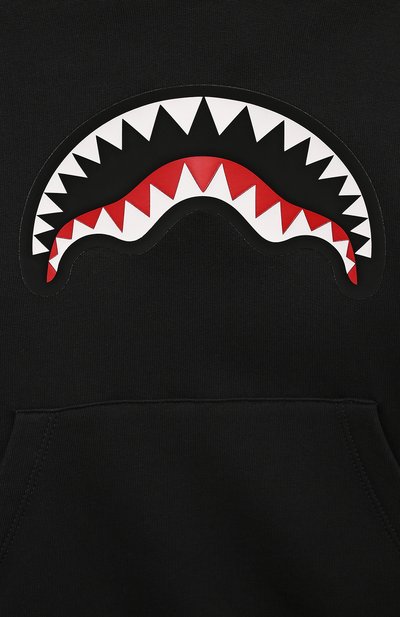 Хлопковое худи SPRAYGROUND, арт. SPY1186BLK, фото 3