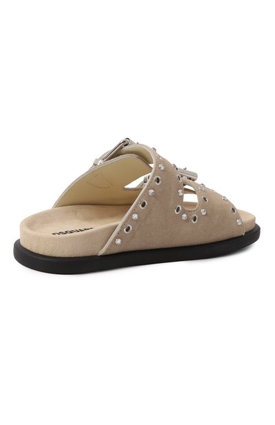 Замшевые шлепанцы DSQUARED2, арт. 80187/VAR1/28-35, фото 3