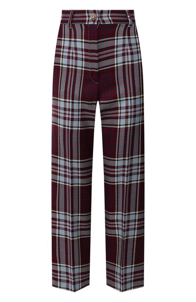 Женские брюки из смеси шерсти и кашемира DOLCE & GABBANA, арт. FTBKKZ/FQ2EC
