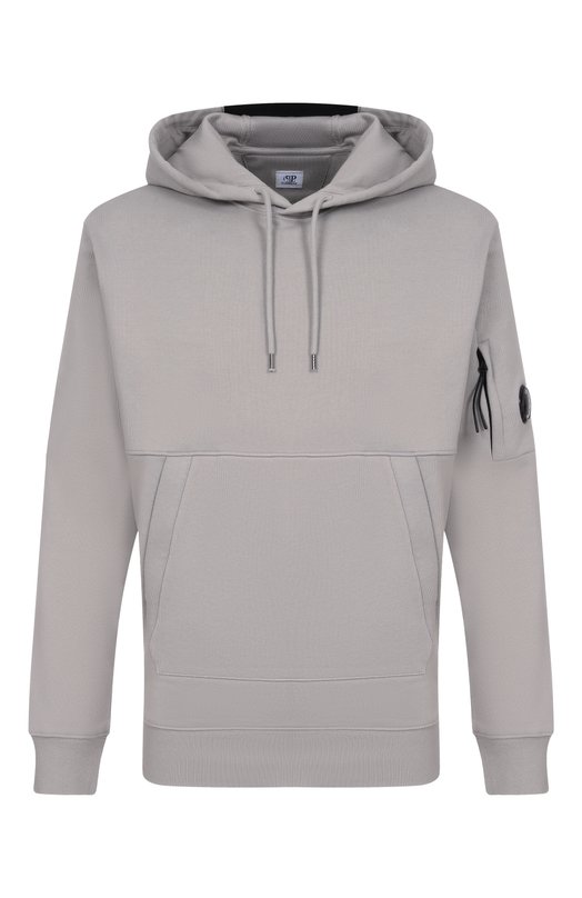 Хлопковое худи C.P. Company 20CMSS714A/005086W Серый 20CMSS714A/005086W