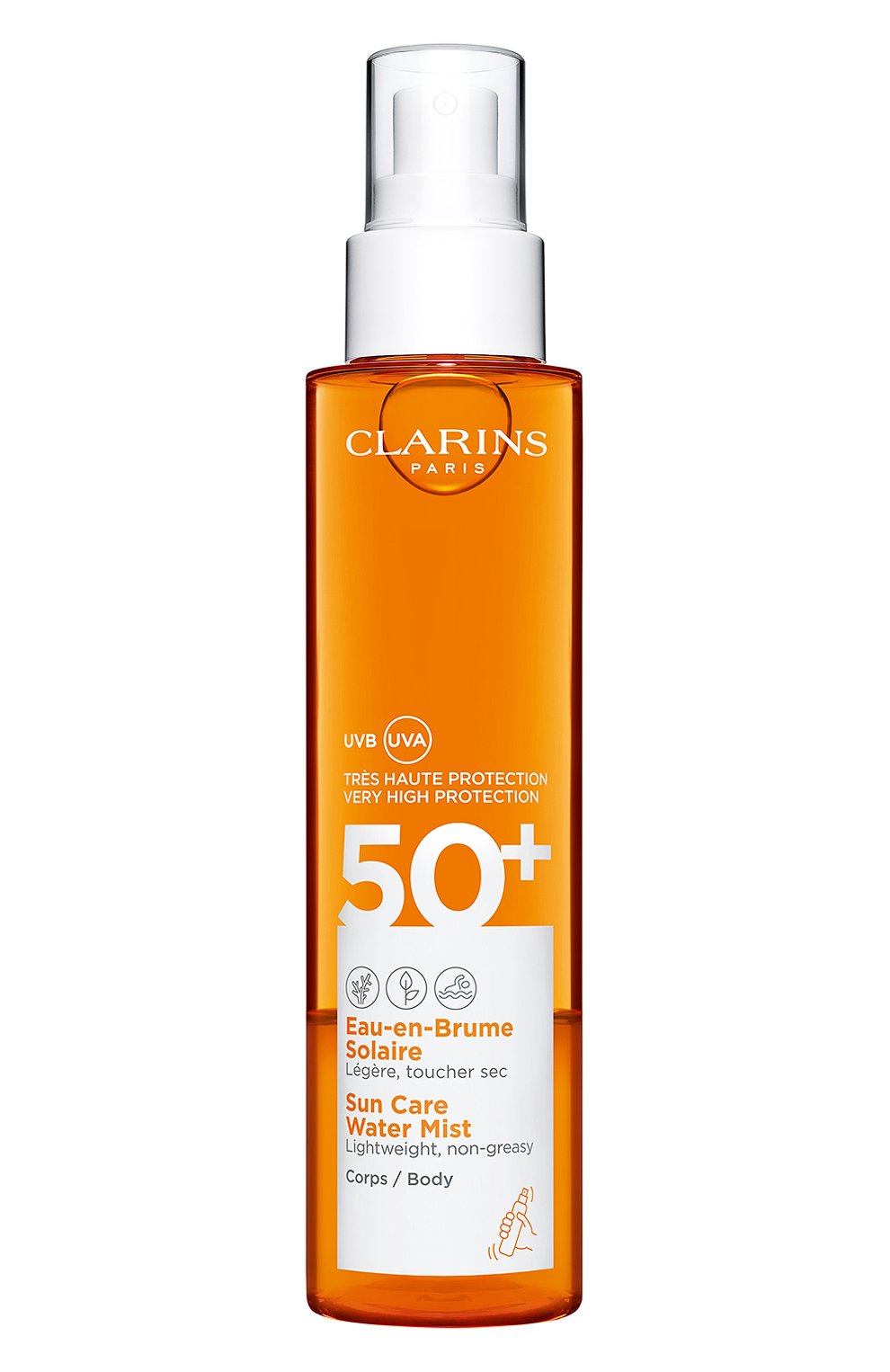 Солнцезащитный лосьон-спрей для тела spf 50+ (150ml) CLARINS, арт. 80061417, фото 1