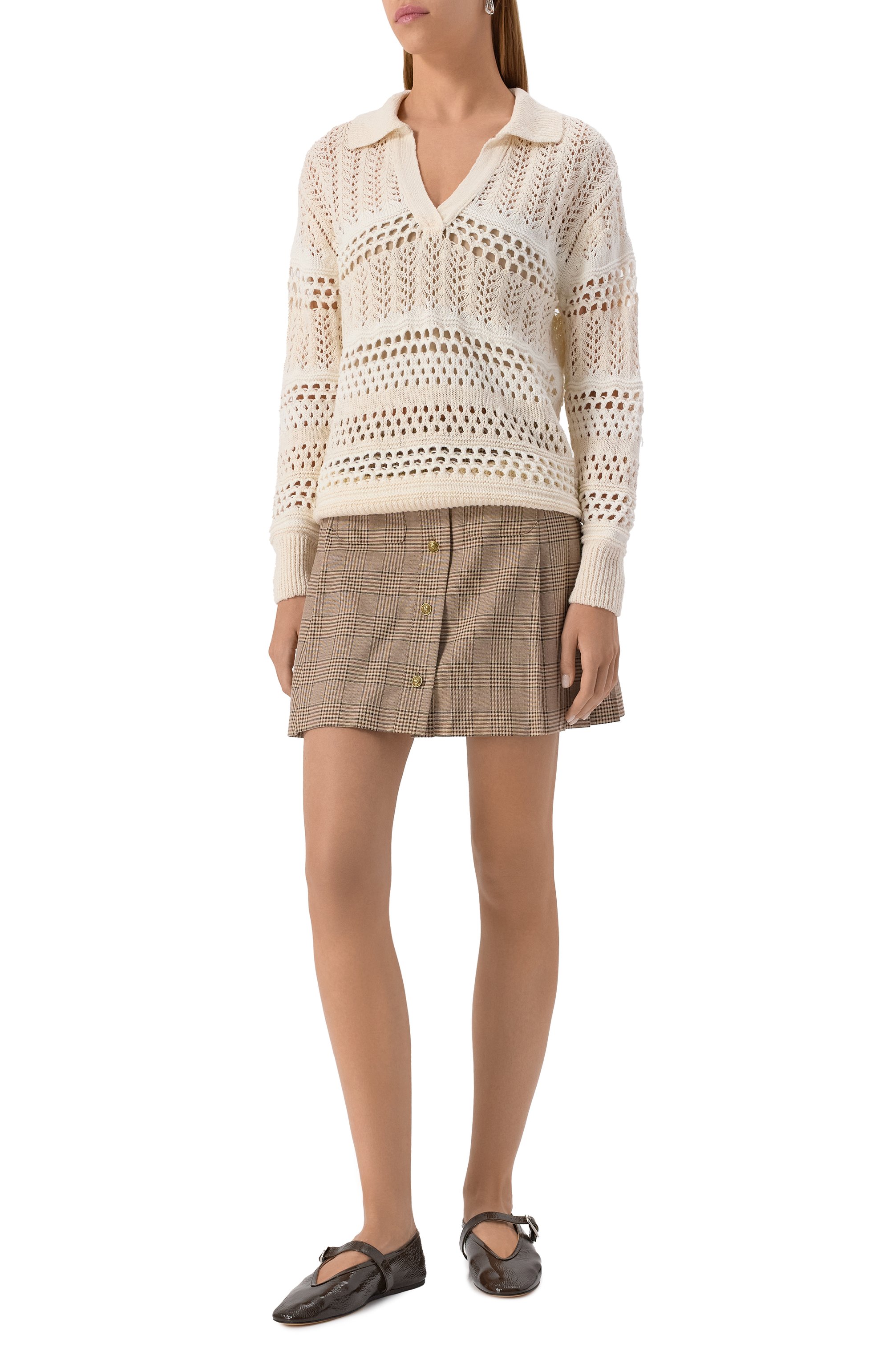 Пуловер изо льна и хлопка PINKO, арт. 104946/A2FP, фото 2