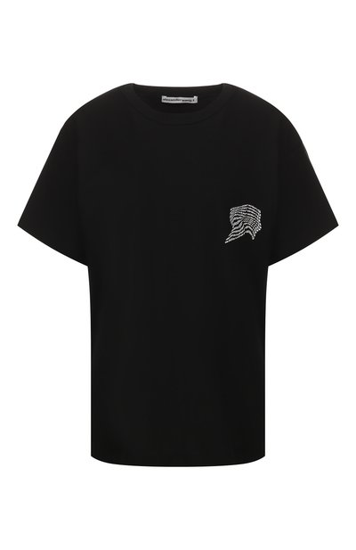 Женская хлопковая футболка ALEXANDERWANG.T, арт. 4CC1201091
