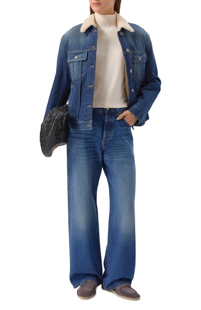 Замшевые лоферы DOLCE & GABBANA, арт. CP0182/A3G52, фото 3