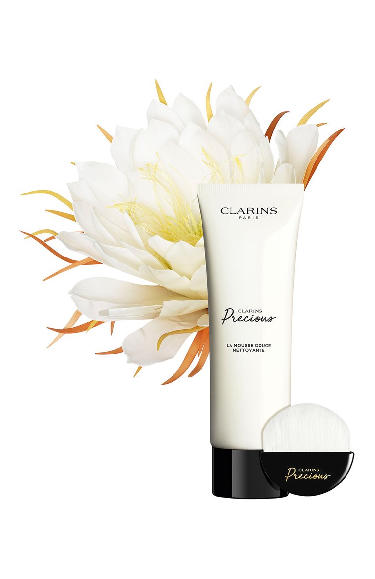 Очищающий мусс для лица clarins precious (125ml) CLARINS бесцветного цвета, арт. 80102469 | Фото 5 (Региональные ограничения белый список (Axapta Mercury): Не проставлено; Нос: Не проставлено; Назначение: Для лица; Тип продукта: Пенки / Муссы)