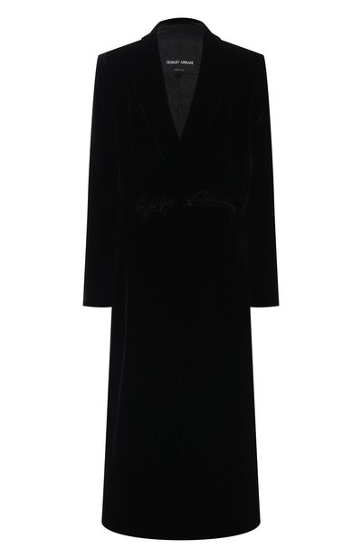 Женское пальто из вискозы и шелка GIORGIO ARMANI, арт. 0WH0L05T/T01FD