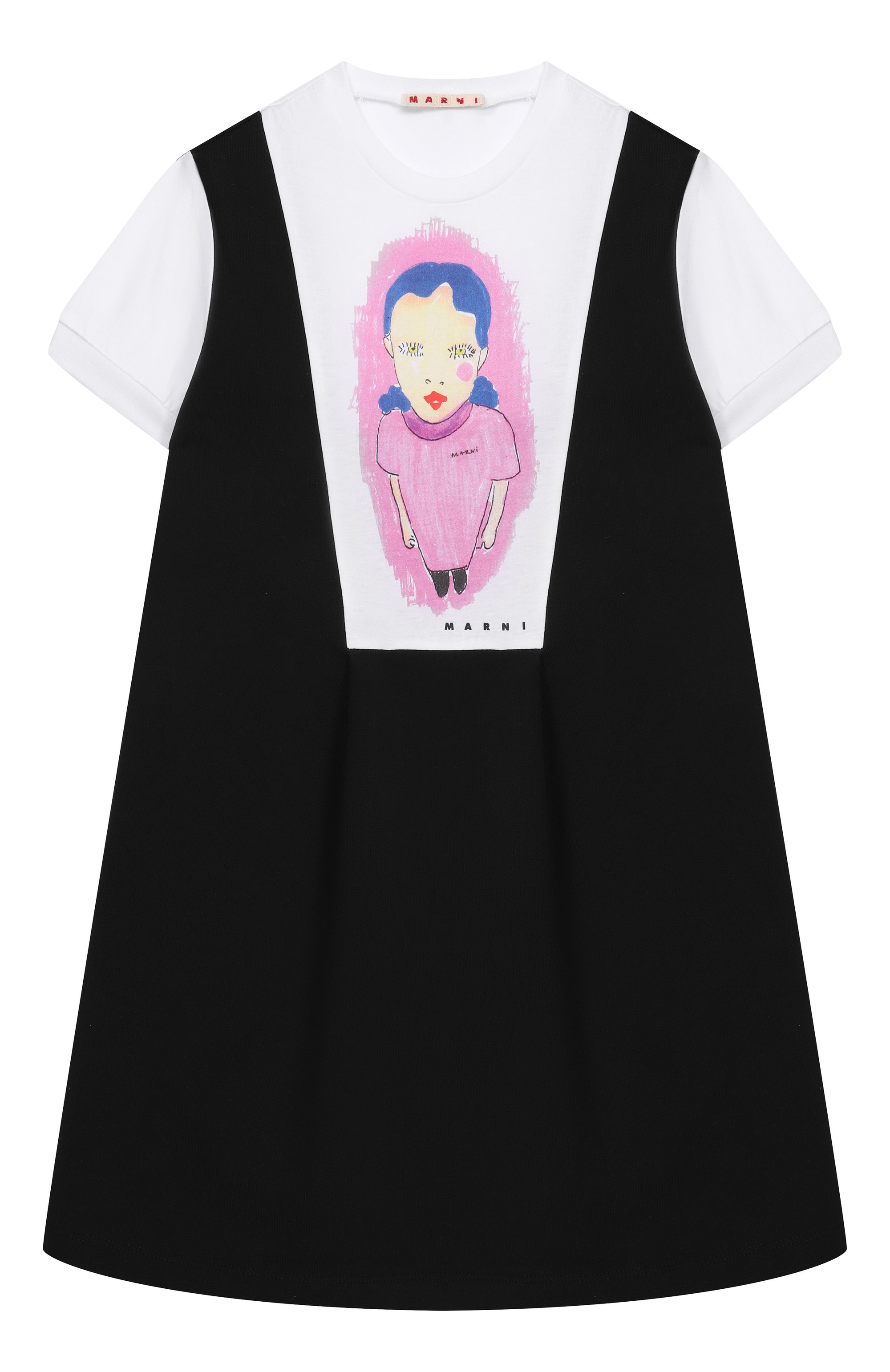Хлопковое платье MARNI, арт. M01685/M00V1, фото 1