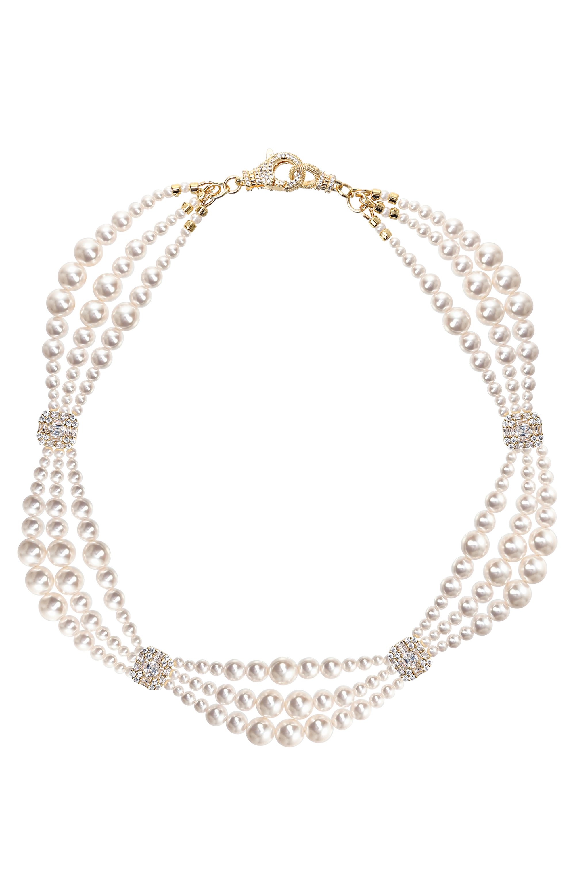 Колье lace BLUEJAY белого цвета по цене 35640 руб., арт. BJ-LC-W, фото 1 Колье lace BLUEJAY, арт. BJ-LC-W, фото 1