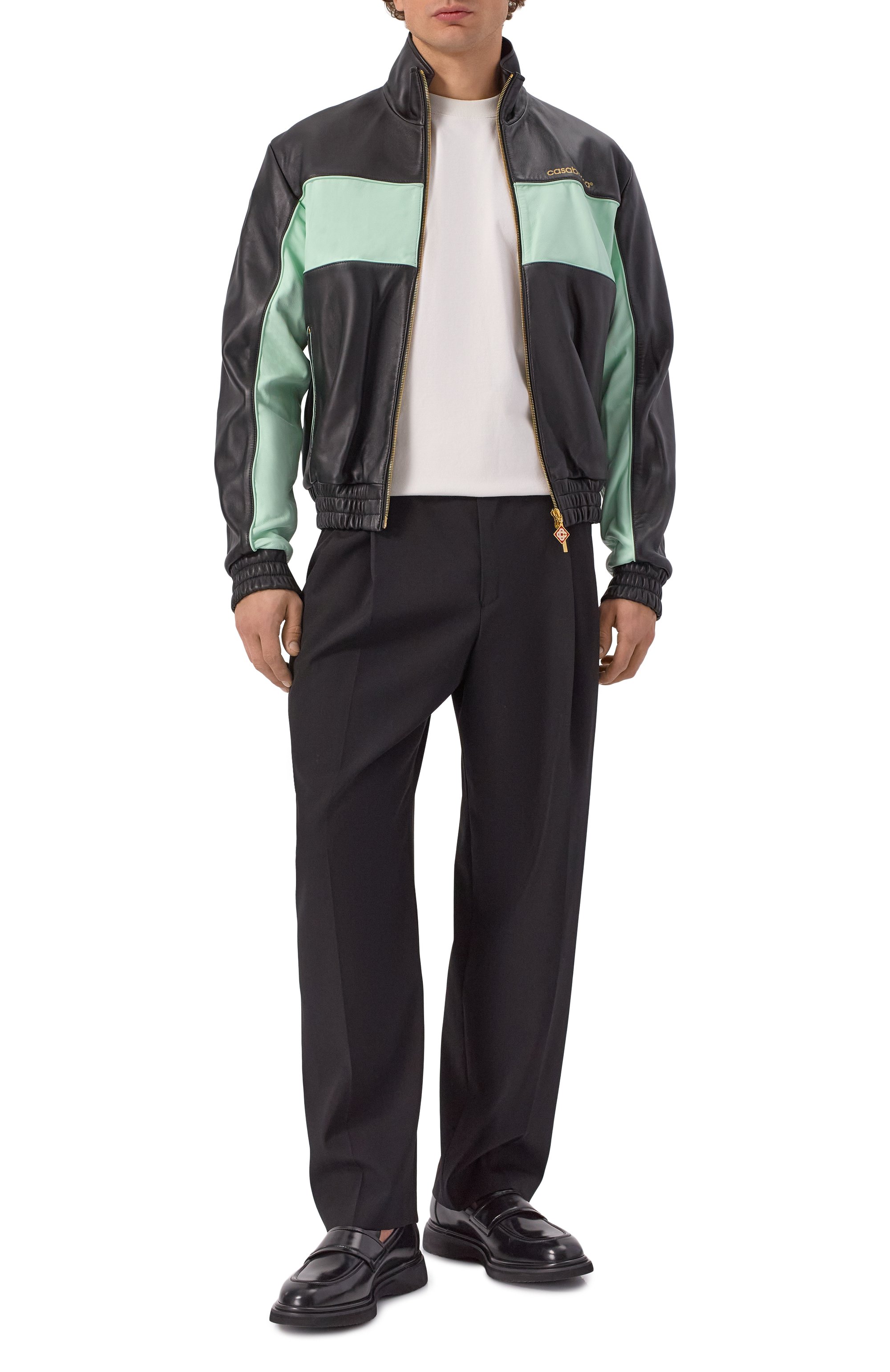 Кожаный бомбер CASABLANCA, арт. MPF25-JK-382-01, фото 2