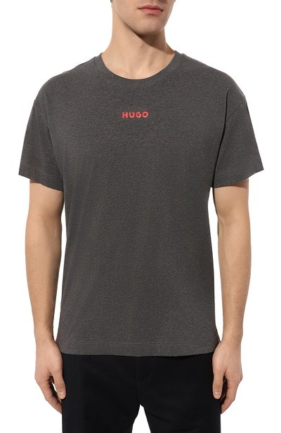 Хлопковая футболка HUGO, арт. 50493057, фото 3