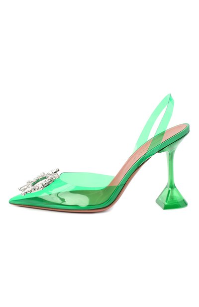 Туфли begum AMINA MUADDI, арт. BEGUMGLASS/PVC/GREEN, фото 3