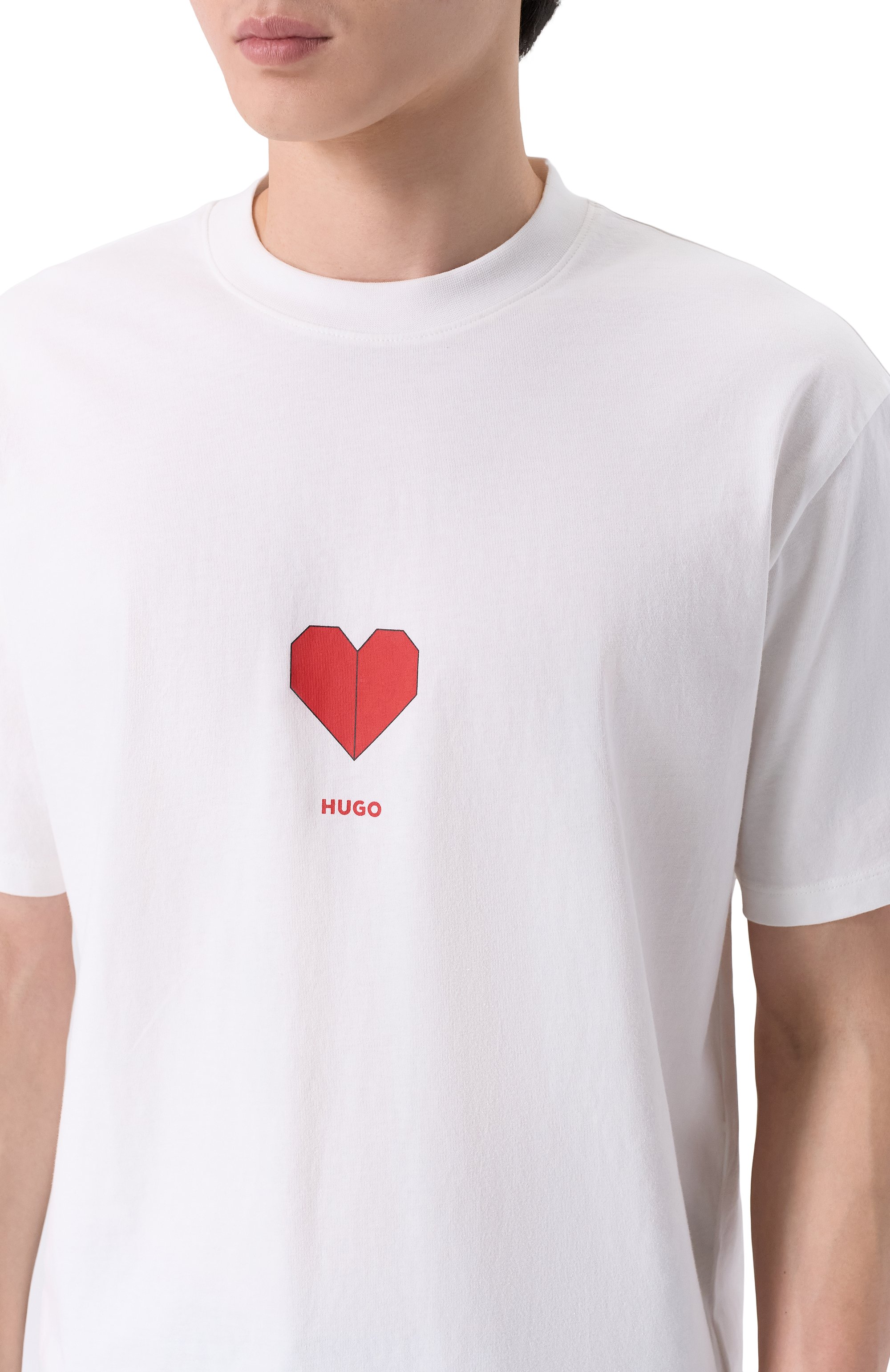 Хлопковая футболка HUGO, арт. 50553429, фото 5