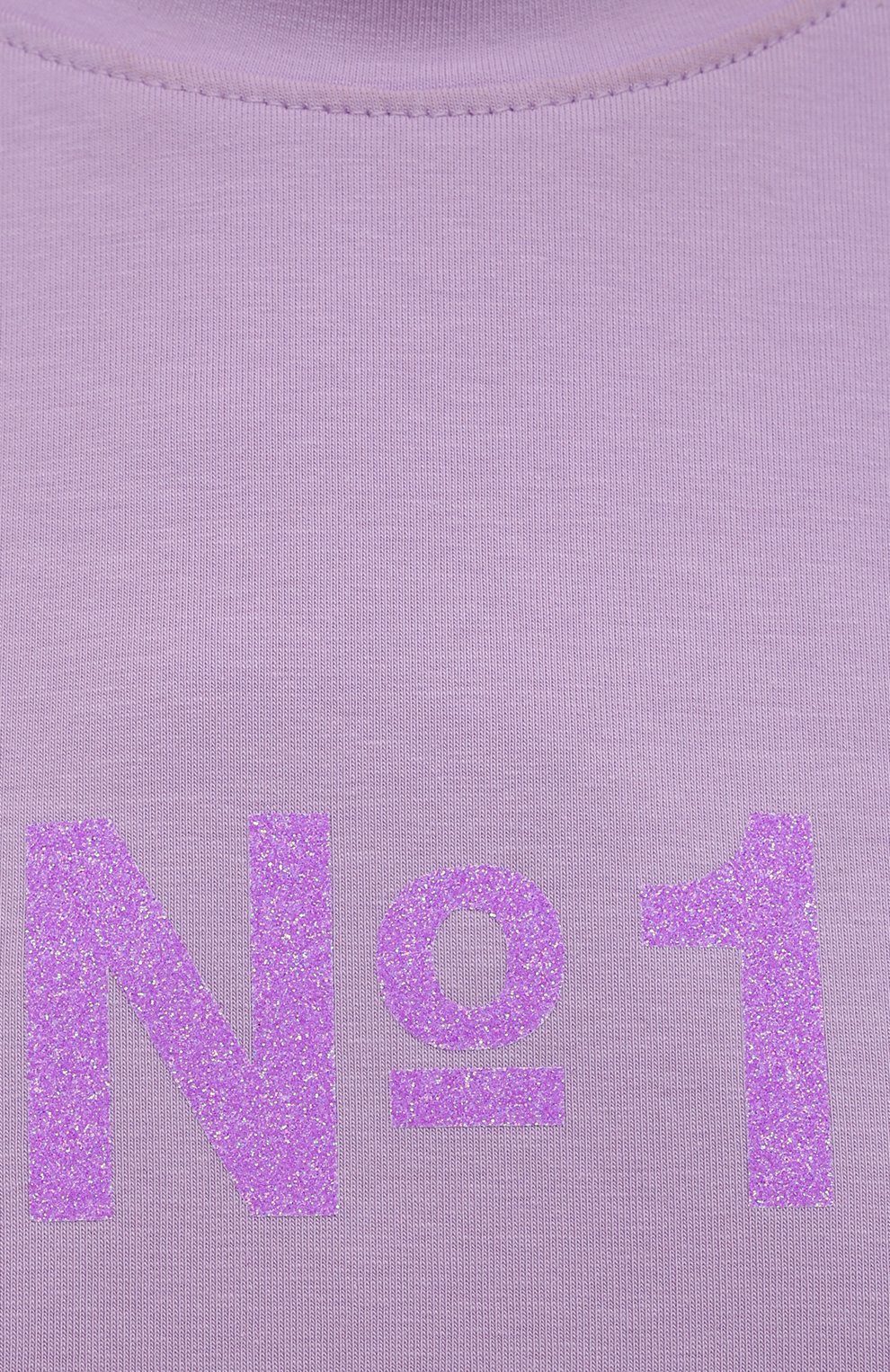 Хлопковая футболка SEVEN LAB сиреневого цвета по цене 7520 руб., арт. T21-VLE lavender, фото 5 Хлопковая футболка SEVEN LAB, арт. T21-VLE lavender, фото 5