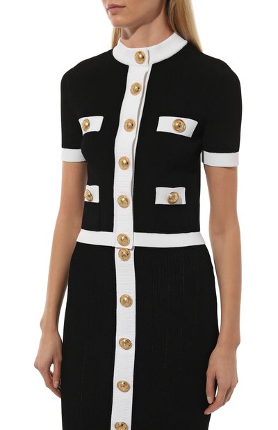 Кардиган из вискозы BALMAIN, арт. BF1KL023/KF01, фото 3