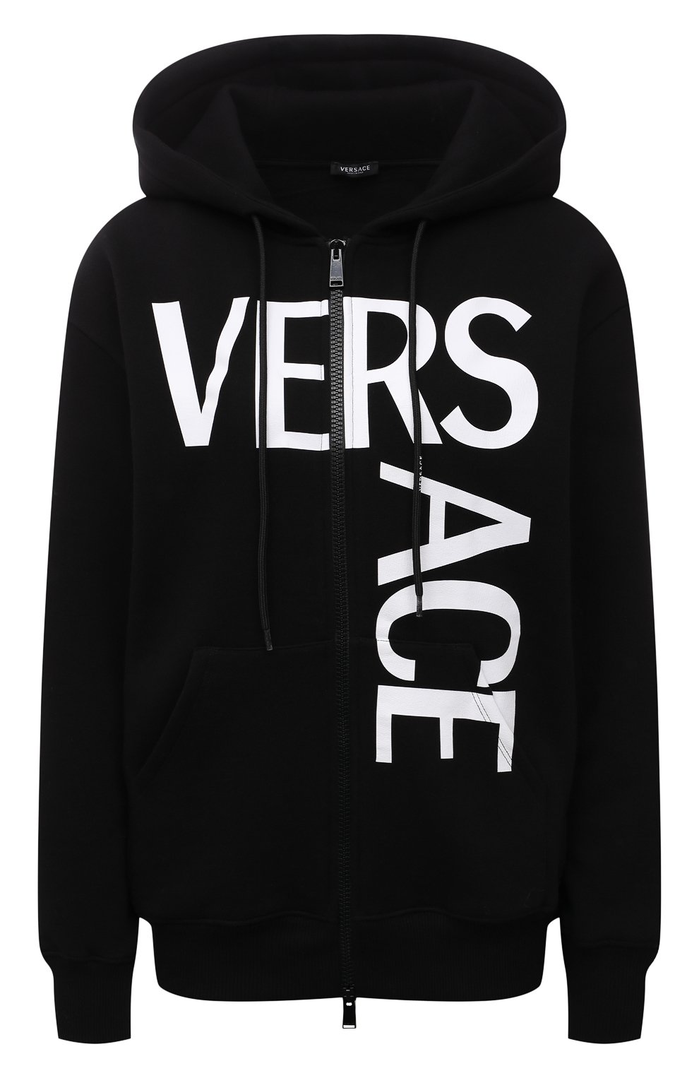 Хлопковая толстовка VERSACE черного цвета по цене 138500 руб., арт. 1001049/1A01174, фото 1 Хлопковая толстовка VERSACE, арт. 1001049/1A01174, фото 1