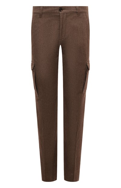 Брюки-карго из хлопка и шерсти MOORER, арт. JERALD-MB/M0UCG100001-TEPA700, фото 1