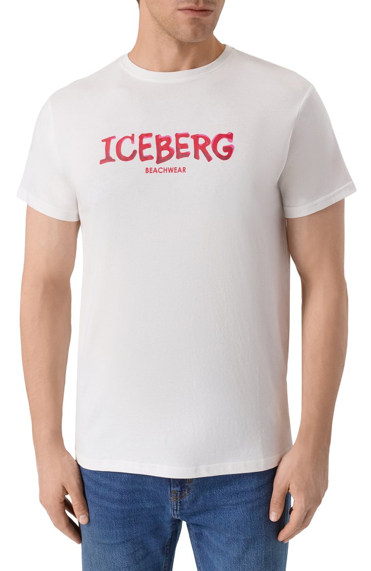 Хлопковая футболка ICEBERG, арт. ICE25MTS01, фото 1