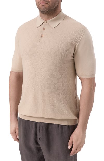 Хлопковое поло KITON, арт. UMK0706120S, фото 3