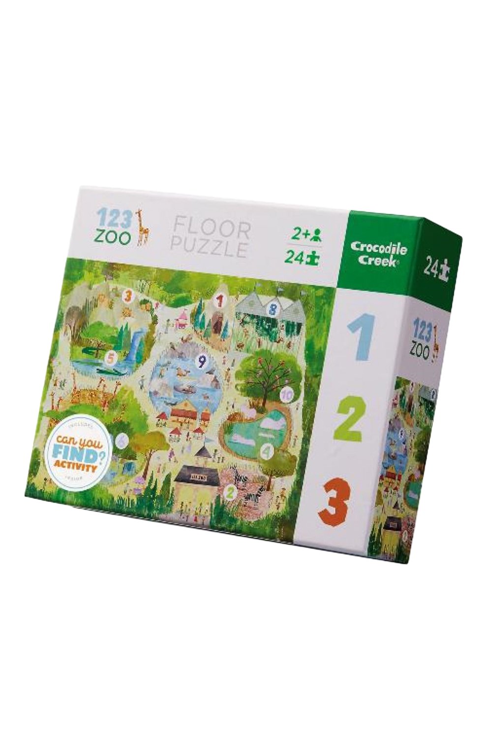 Пазл карта 24 детали CROCODILE CREEK, арт. 4185-3, фото 2