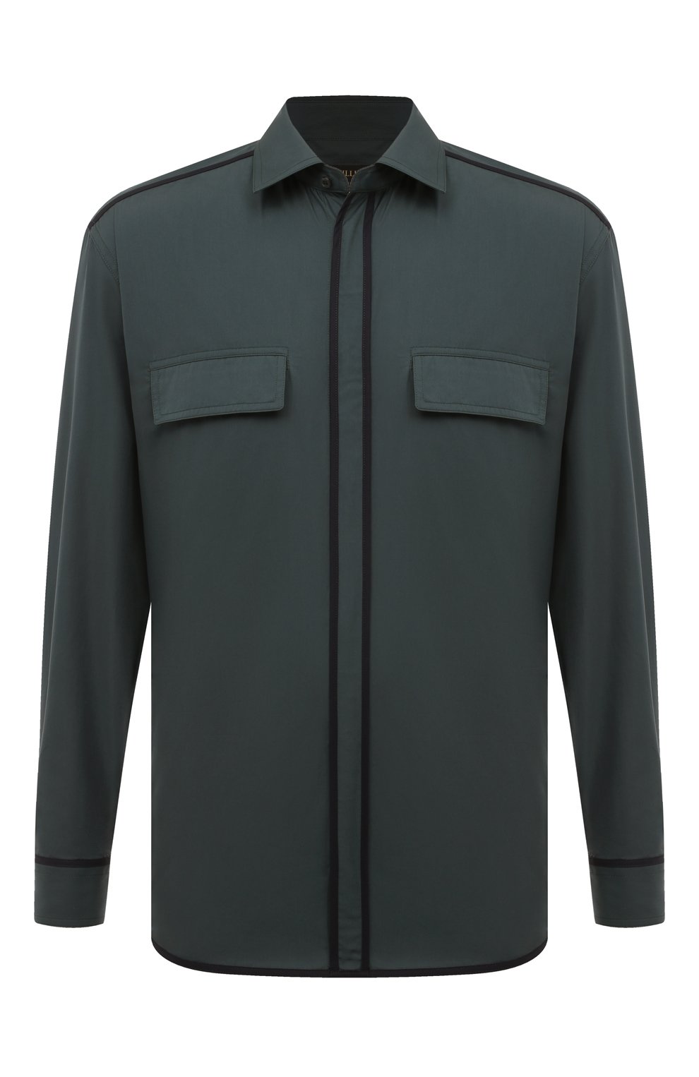 Хлопковая рубашка ZILLI, арт. SP0H01M010004201A, фото 1