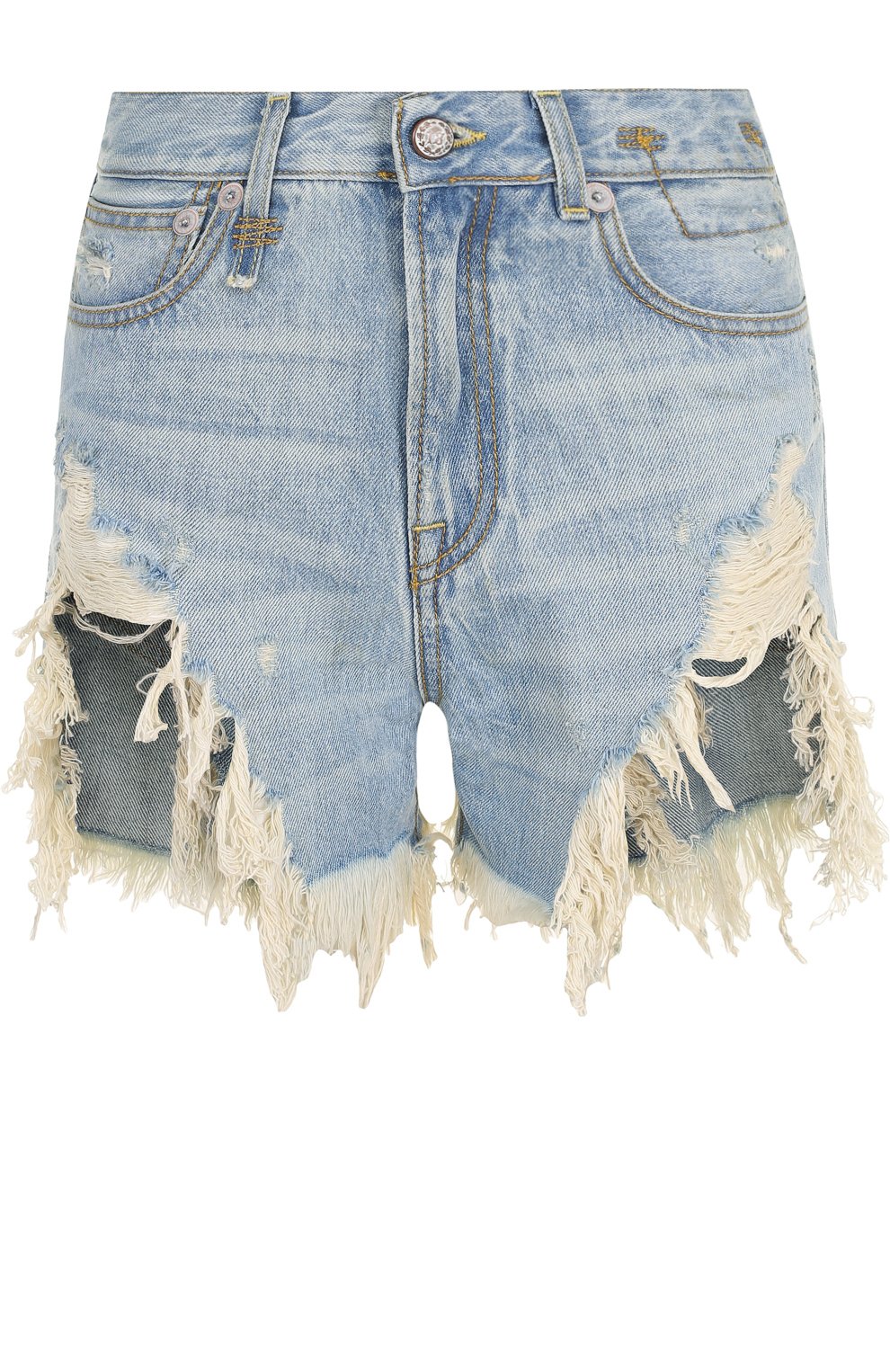 Джинсовые мини-шорты с потертостями R13, арт. R13W0190-417, фото 1