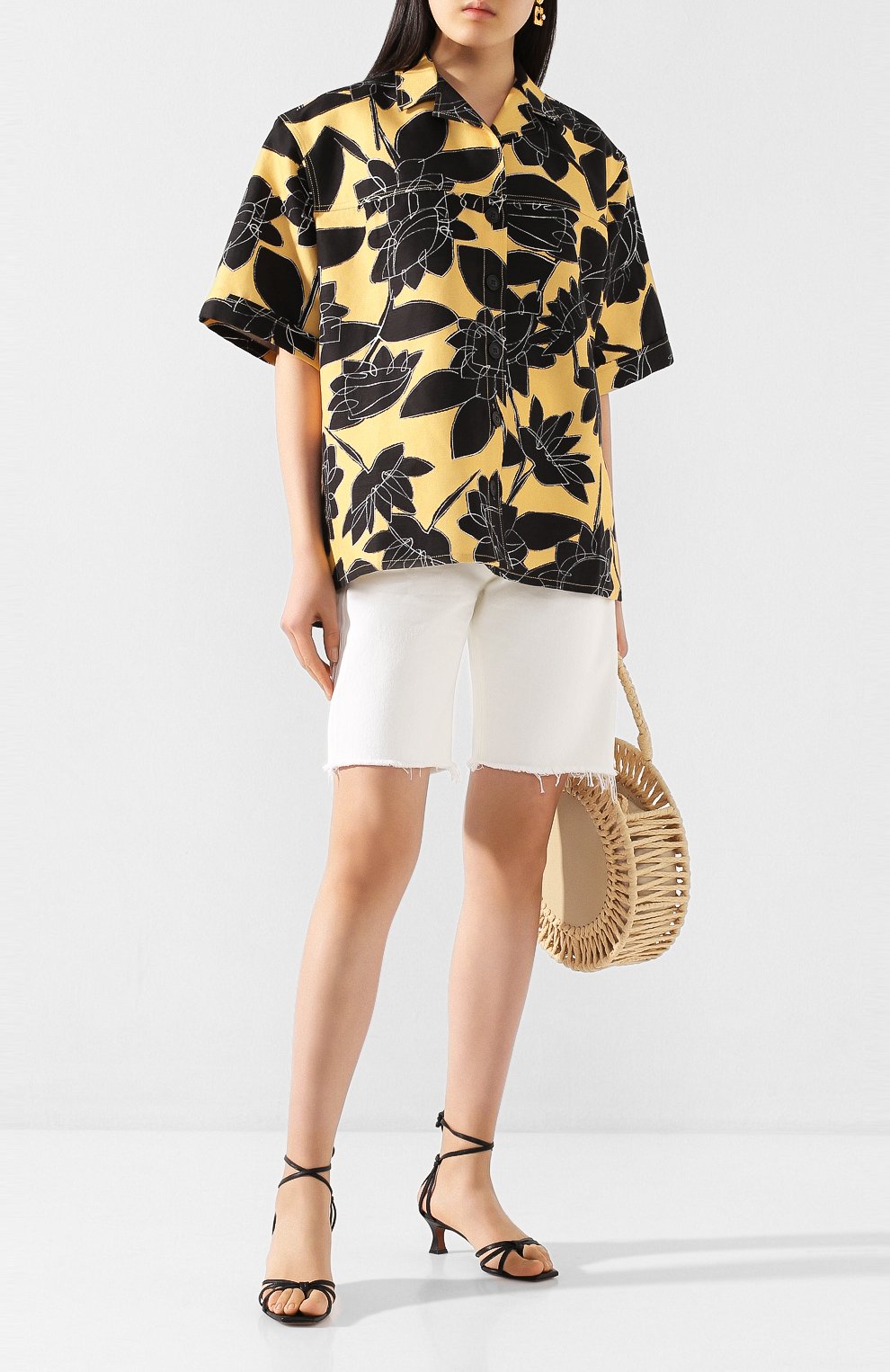 Рубашка из смеси льна и хлопка JACQUEMUS, арт. 201SH01/0727F, фото 2
