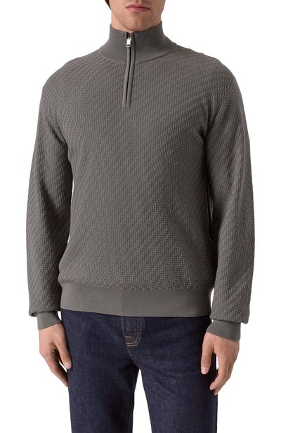 Джемпер из хлопка и шелка BRIONI, арт. UMS70L-PAK22, фото 3