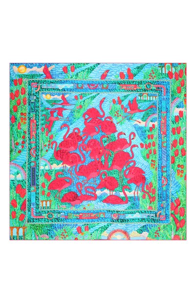 Шелковый платок flamingo color KIRILL OVCHINNIKOV, арт. 90\FL, фото 3