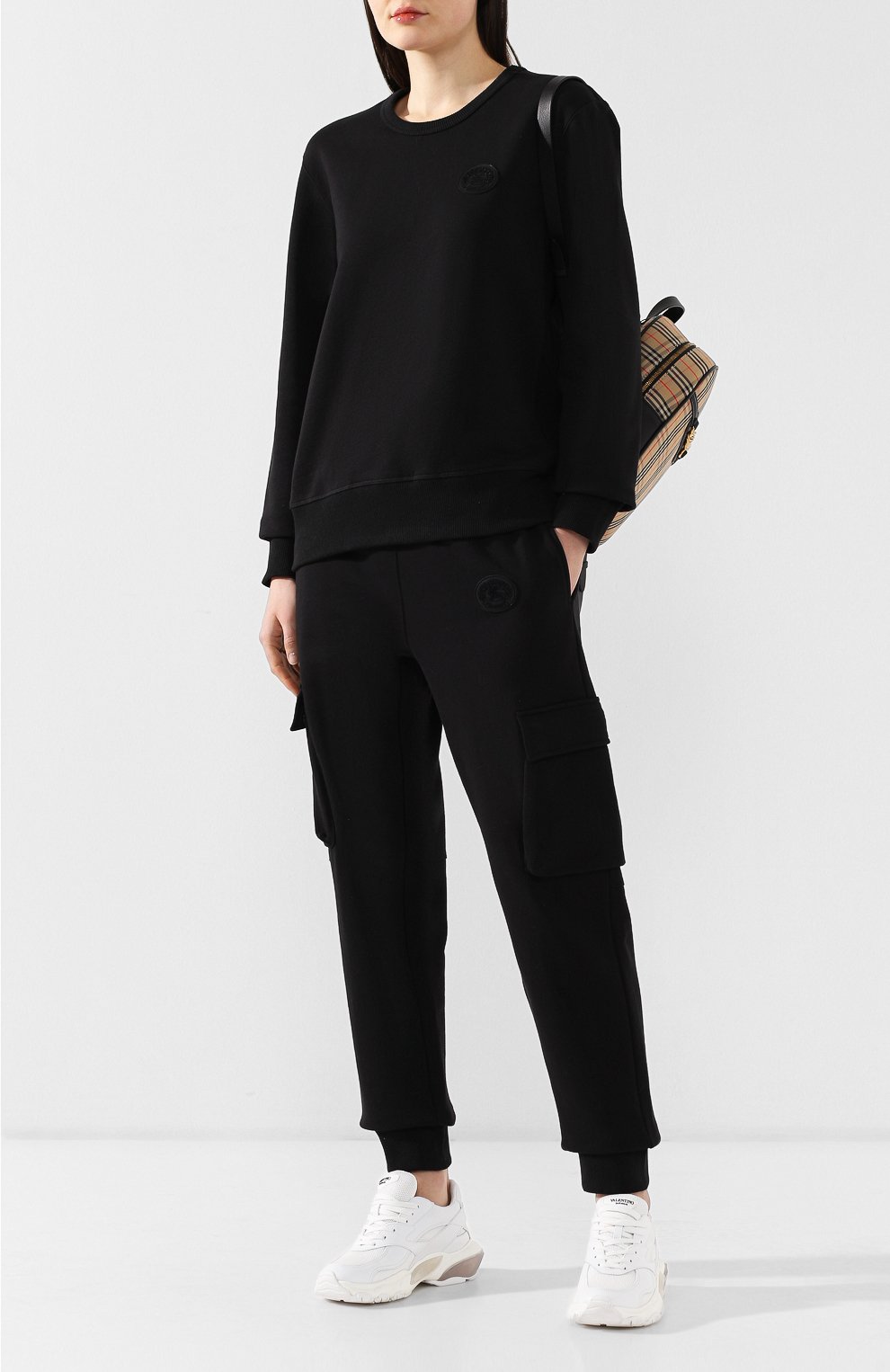 Хлопковый пуловер BURBERRY, арт. 8007168, фото 2