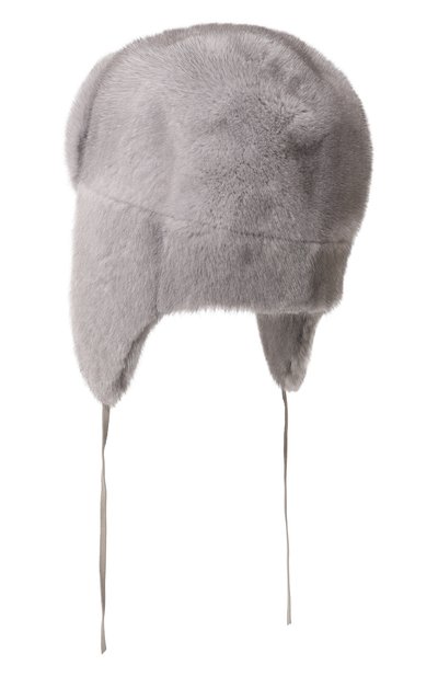 Шапка-ушанка френки из меха норки FURLAND светло-серого цвета по цене 97460 руб., арт. 0217500110004600000, фото 2 Шапка-ушанка френки из меха норки FURLAND, арт. 0217500110004600000, фото 2