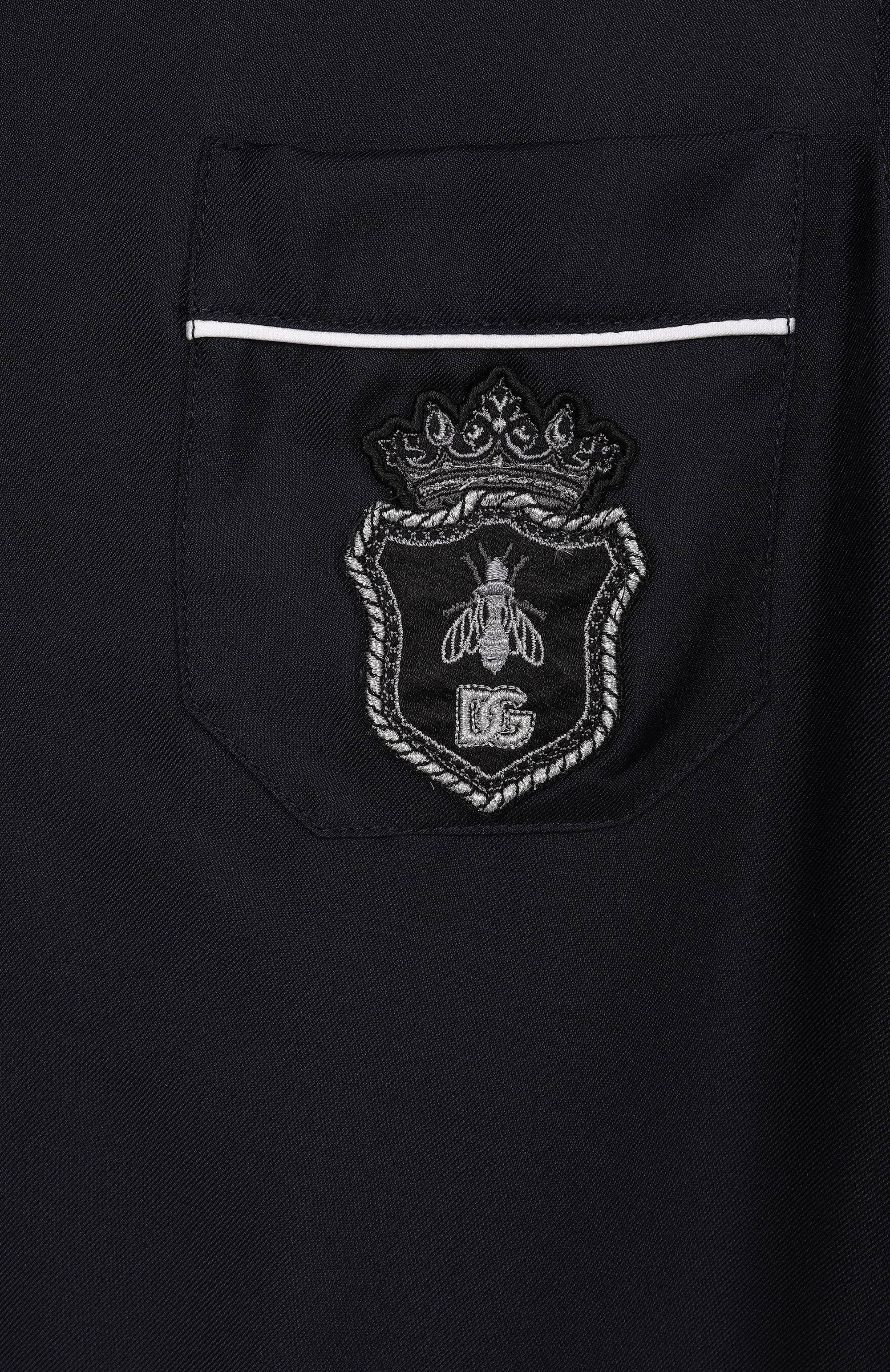 Шелковая рубашка DOLCE & GABBANA, арт. L43S80/FU1FZ_001, фото 3