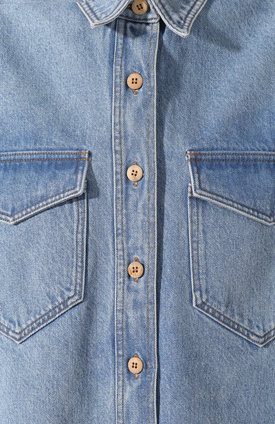 Джинсовая рубашка NANUSHKA, арт. S0LI_BLUE WASH_RIGID DENIM, фото 5