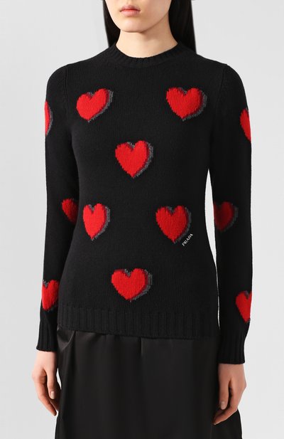 Шерстяной свитер PRADA, арт. P24Z0C-1WHV-F0N98, фото 3