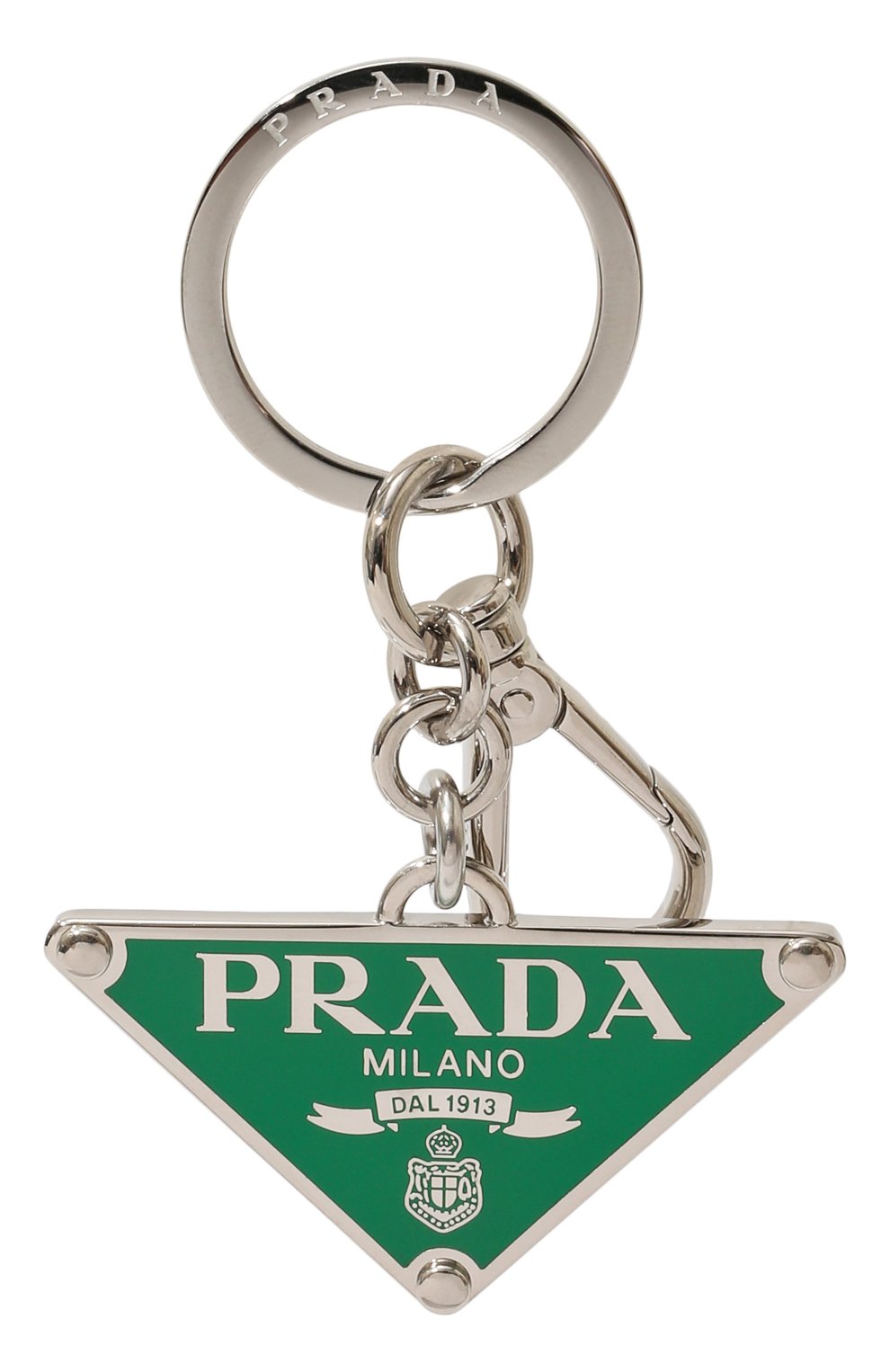 Брелок PRADA зеленого цвета по цене 36000 руб., арт. 2PS057-66A-F0458, фото 1 Брелок PRADA, арт. 2PS057-66A-F0458, фото 1