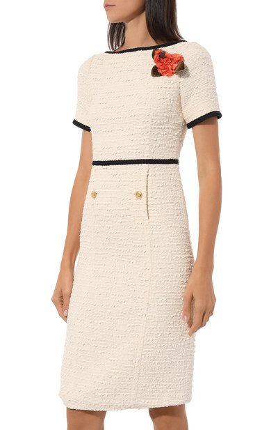 Платье из хлопка и вискозы GUCCI, арт. 577401 ZACDY, фото 3