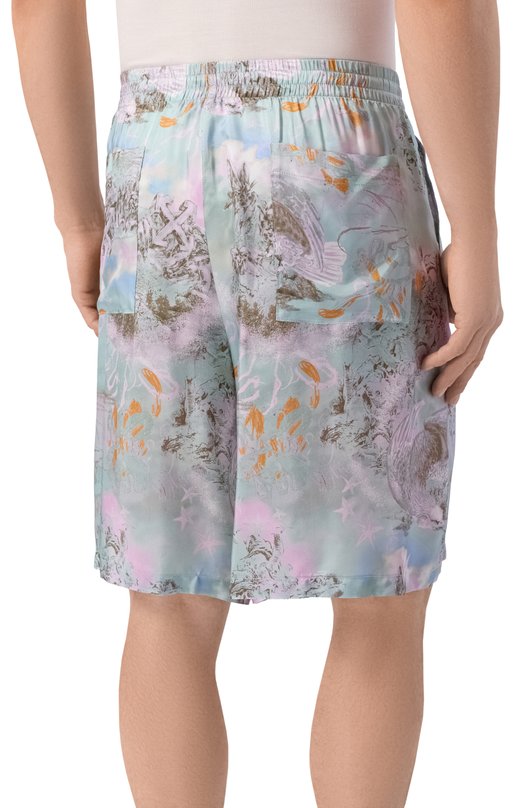 Шорты из вискозы Off-White 0MCB092S26FAB004 Разноцветный  0MCB092S26FAB004 Фото 4