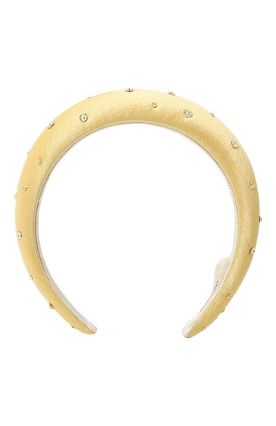 Ободок для волос JENNIFER BEHR желтого цвета по цене 29850 руб., арт. 15BD18, фото 1 Ободок для волос JENNIFER BEHR, арт. 15BD18, фото 1