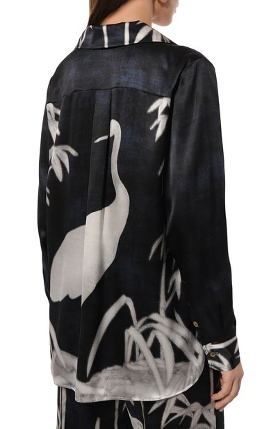 Шелковая блузка KITON, арт. D55410K0978C, фото 4