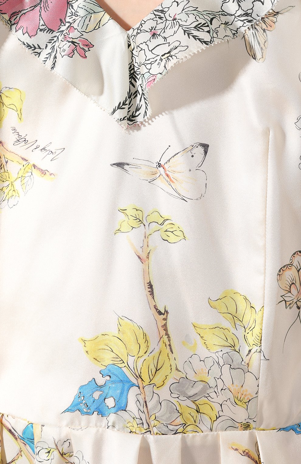Шелковое платье ZADIG AND VOLTAIRE разноцветного цвета по цене 72950 руб., арт. SJCP0428F, фото 5 Шелковое платье ZADIG AND VOLTAIRE, арт. SJCP0428F, фото 5