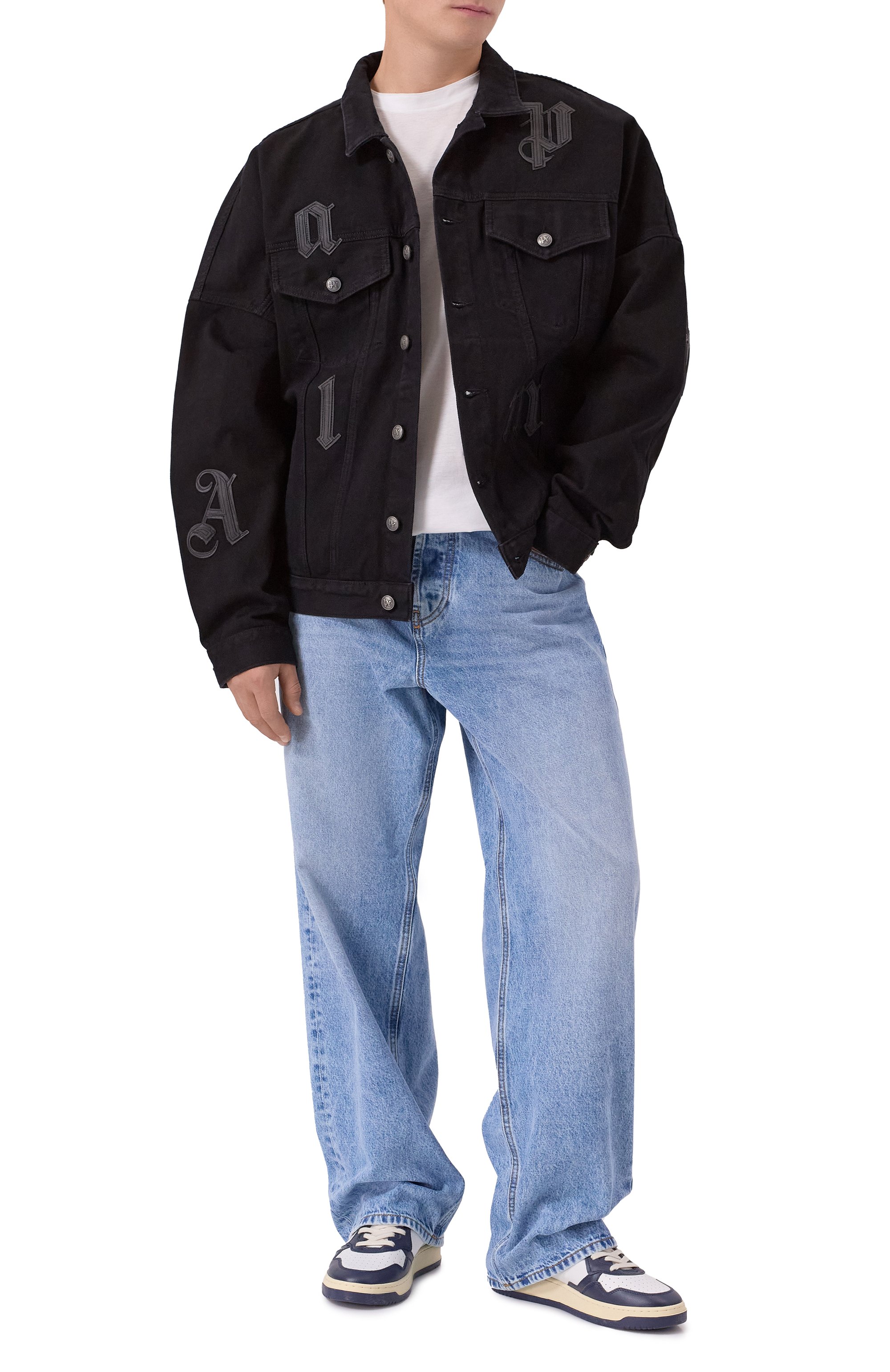 Джинсовая куртка PALM ANGELS, арт. PMYE006F25DEN001, фото 2