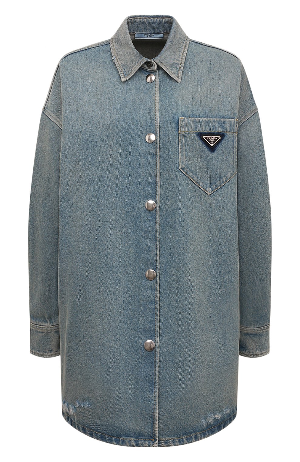 Джинсовая рубашка PRADA, арт. GFC036-1ZAB-F0008-212, фото 1