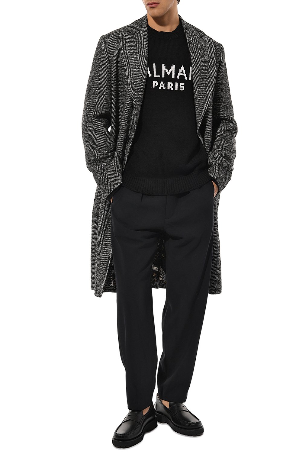 Шерстяной свитер BALMAIN, арт. AH1KD000KC88, фото 2