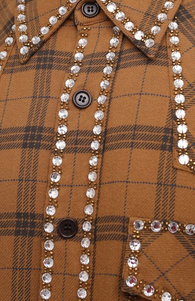 Хлопковая рубашка DRIES VAN NOTEN, арт. 202-20723-1266, фото 5