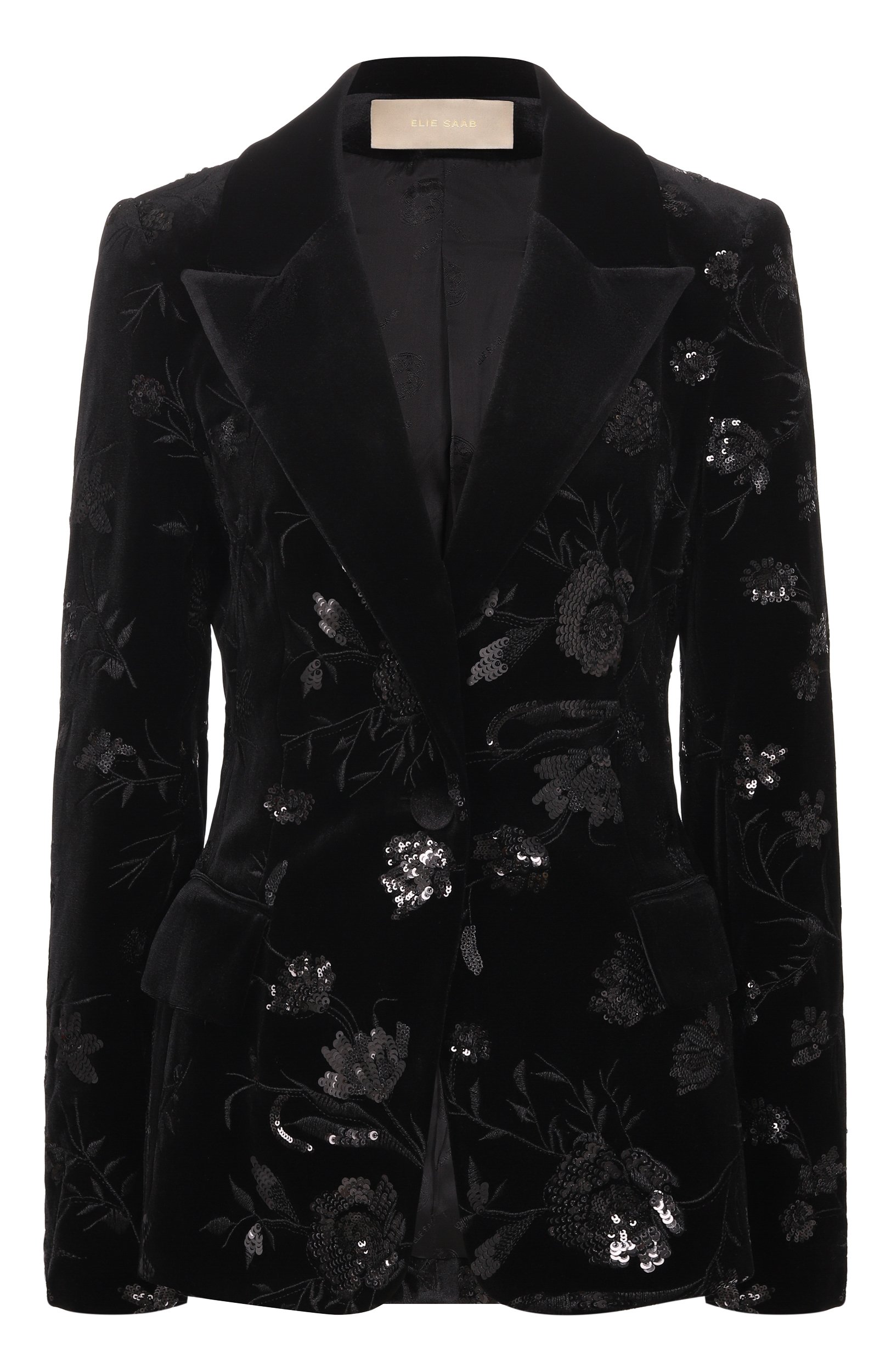 Жакет с отделкой пайетками ELIE SAAB, арт. J0280NP26/VLE02, фото 1