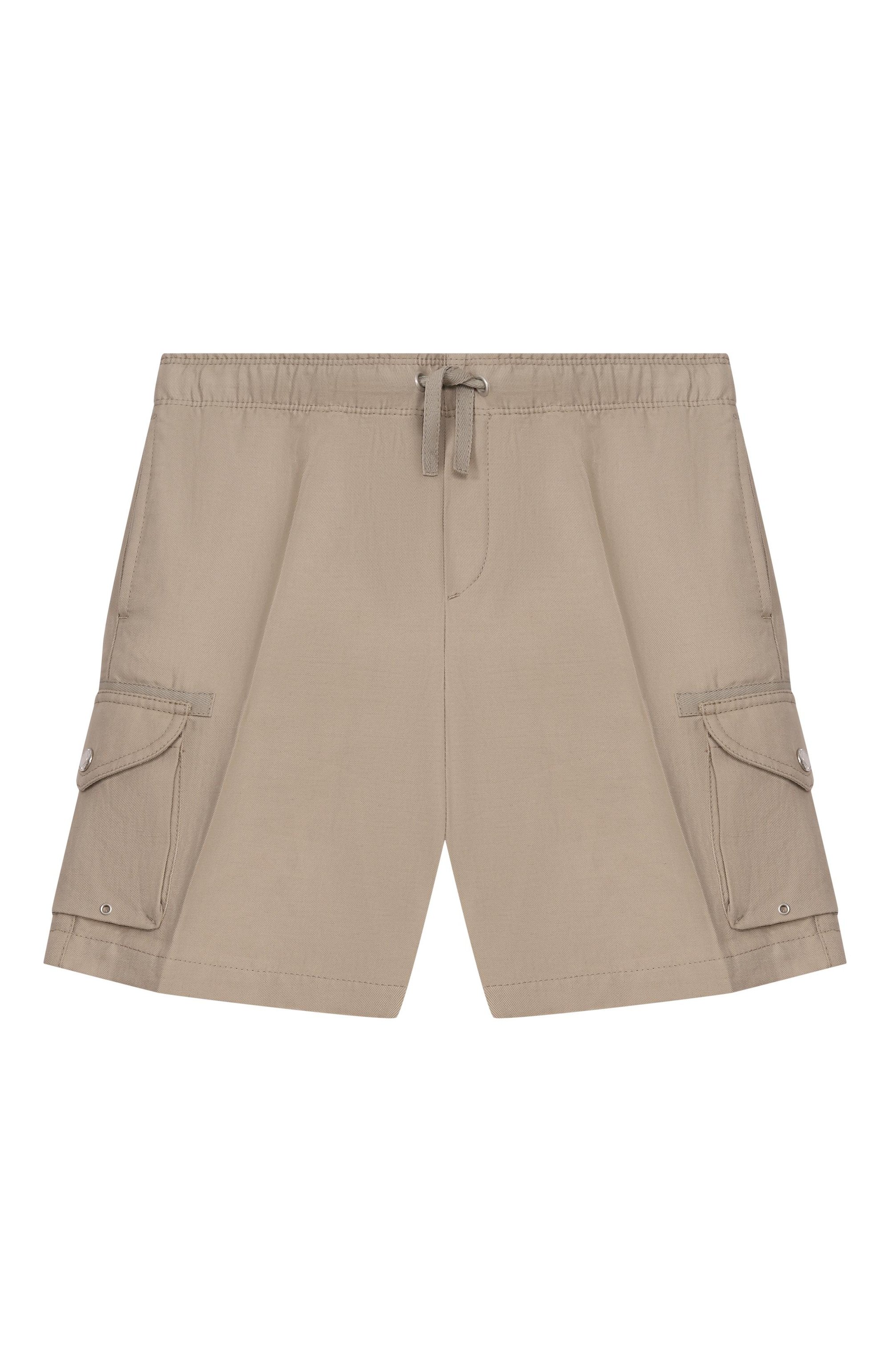 Шорты изо льна и хлопка BRUNELLO CUCINELLI, арт. BH255P909A, фото 1