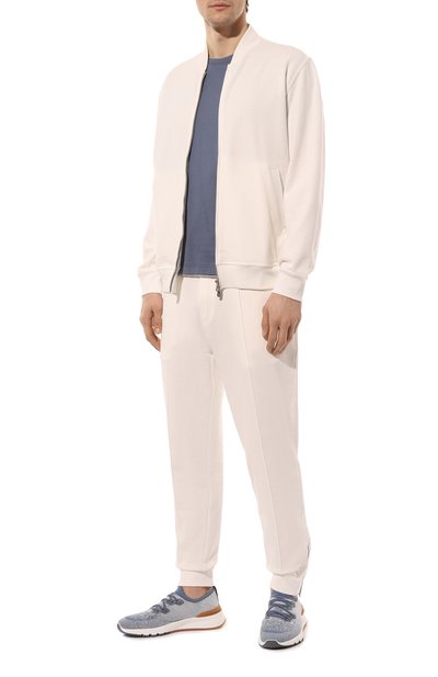 Текстильные кроссовки BRUNELLO CUCINELLI, арт. MZUKIB2051, фото 2