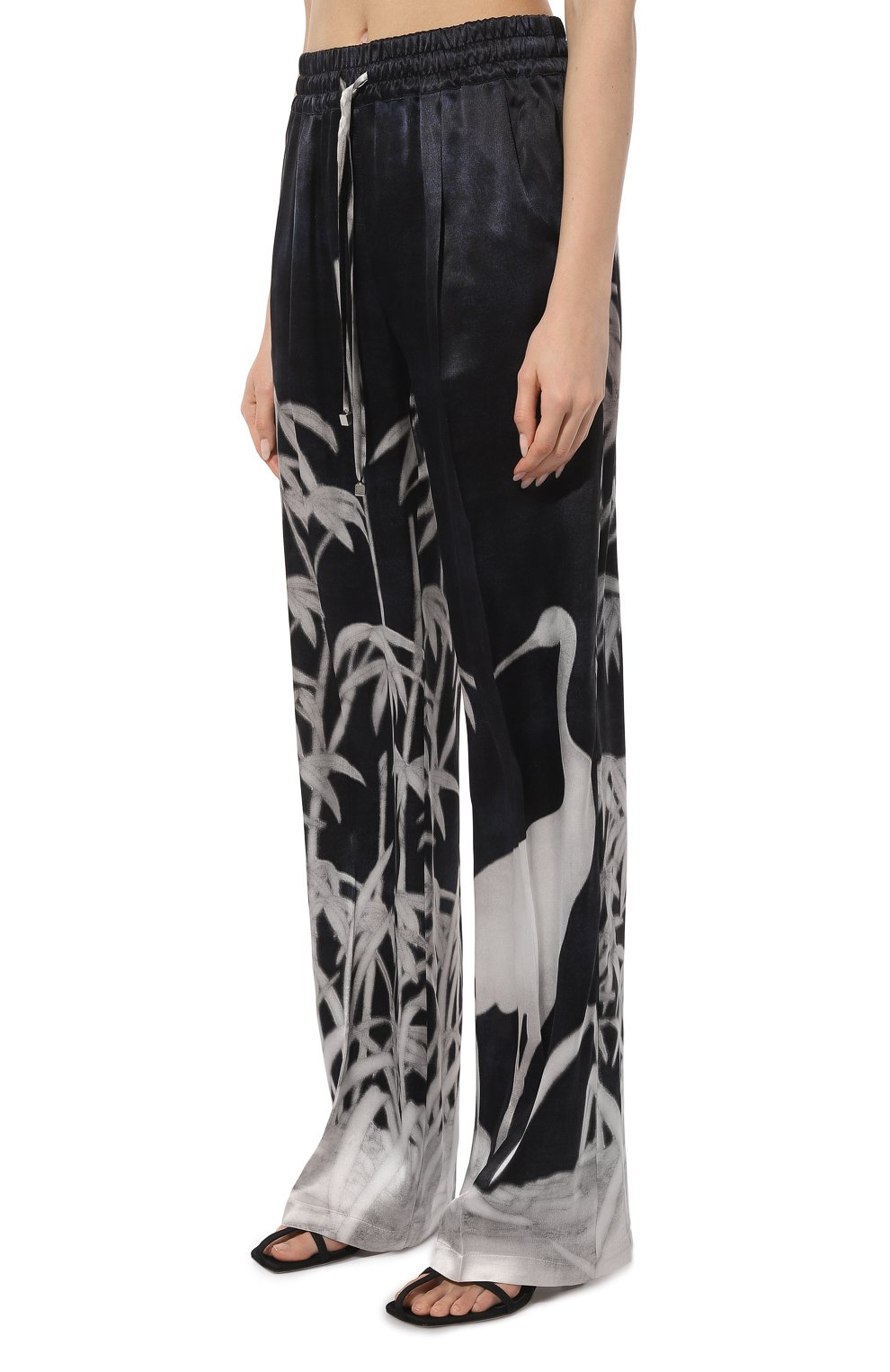 Шелковые брюки KITON, арт. D48122K0978C, фото 3