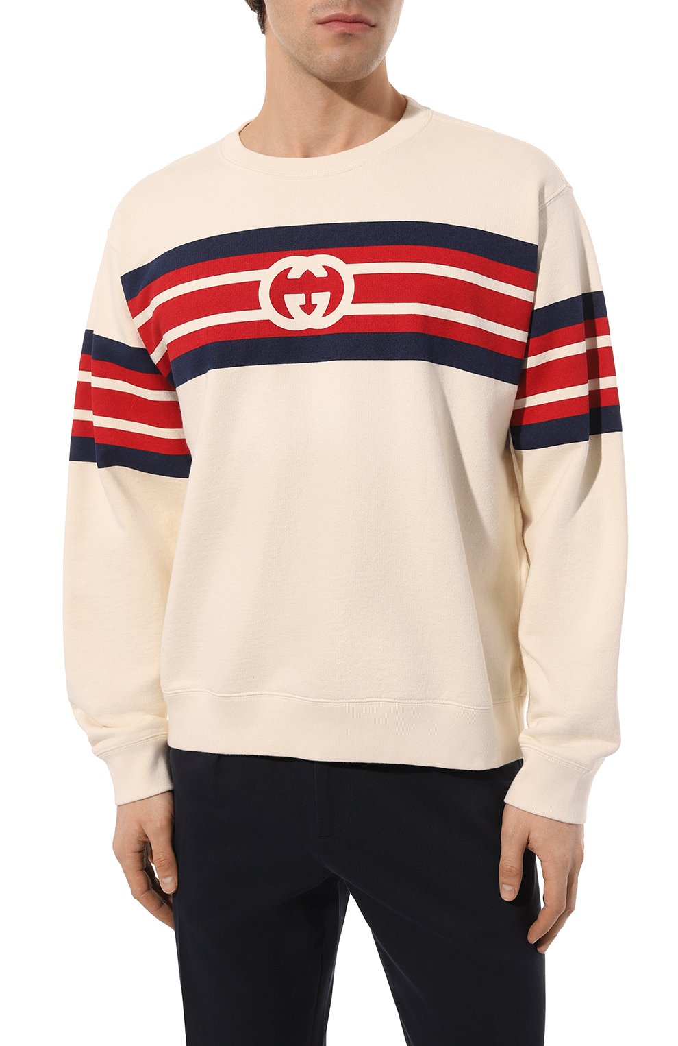 Хлопковый свитшот GUCCI, арт. 626990 XJDAH, фото 3