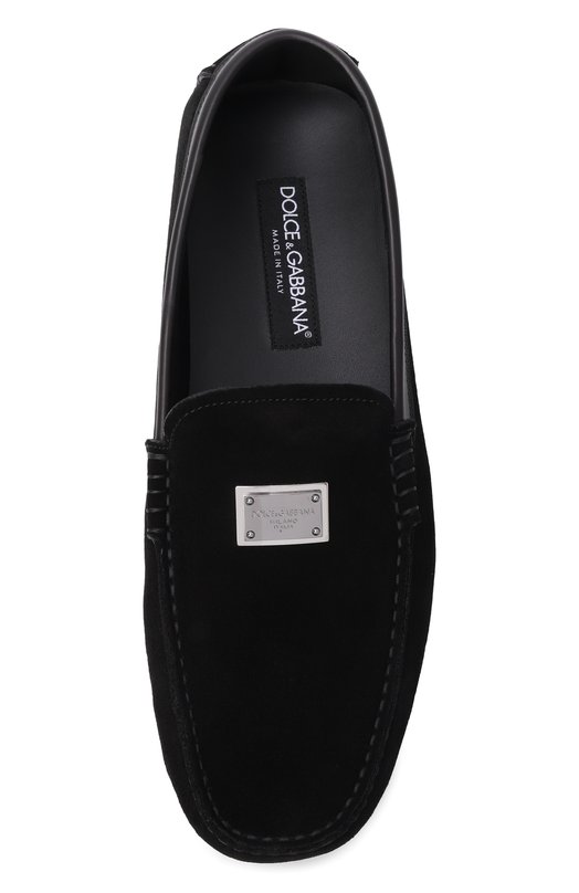 Замшевые мокасины DG Driver Dolce & Gabbana A50735/A0100 Чёрный  A50735/A0100 Фото 5
